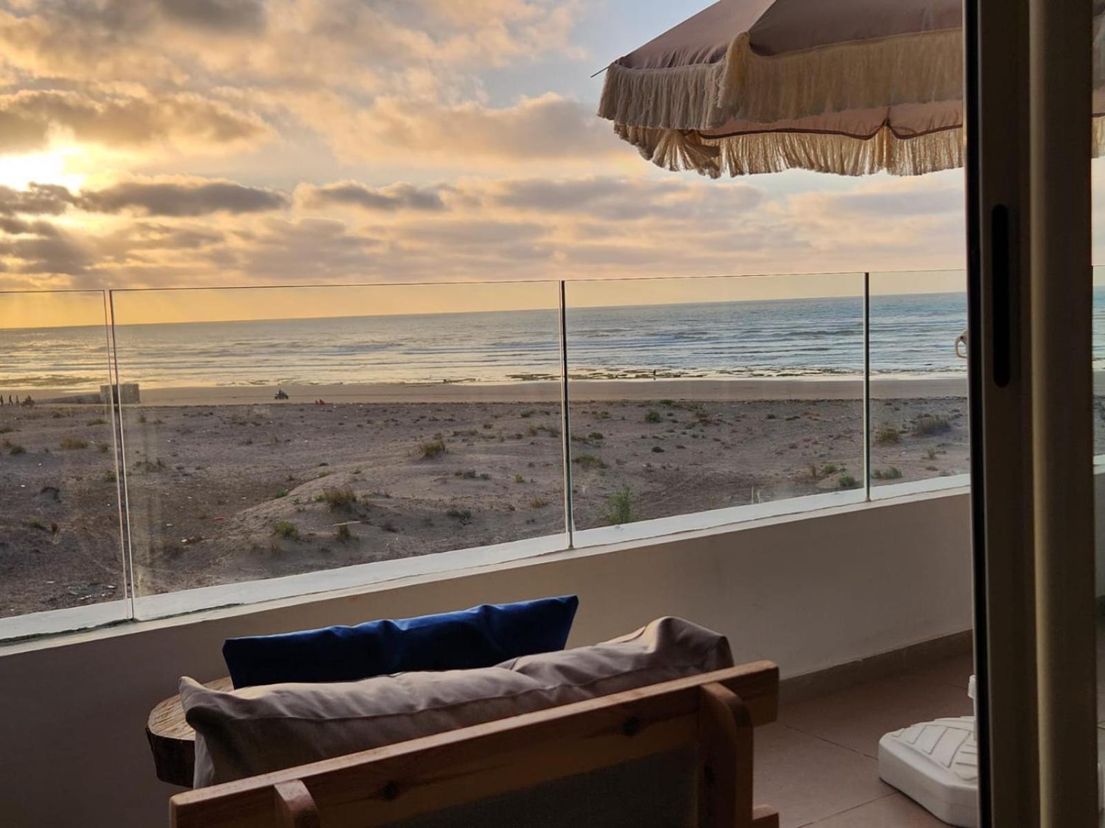 Sidi Rahal Blue View, Beachfront Wide Seaview With Pool Экстерьер фото