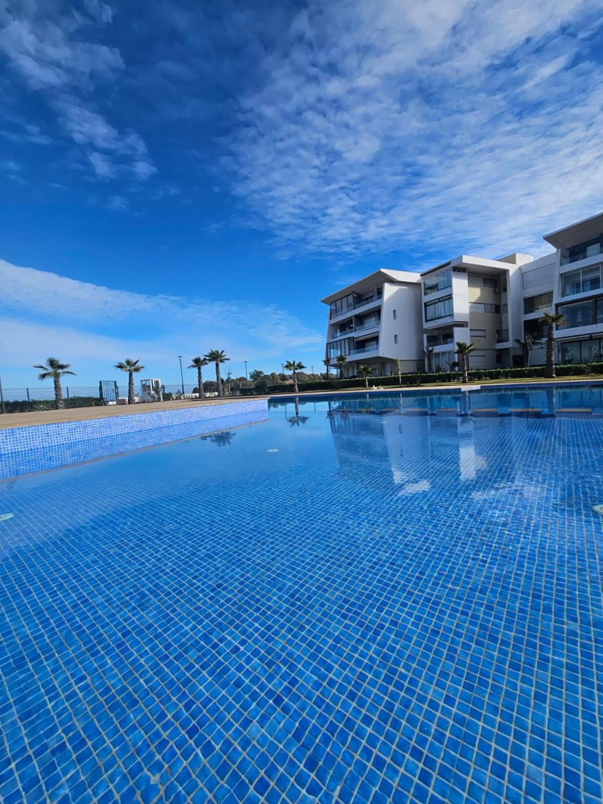 Sidi Rahal Blue View, Beachfront Wide Seaview With Pool Экстерьер фото